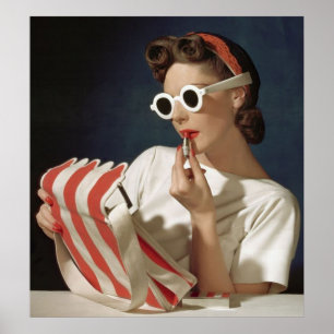 Bild 1950-tal mode poster