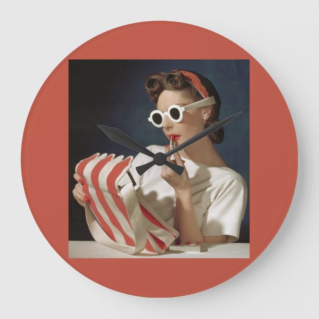 Bild 1950-tal mode stor klocka (Framsida)