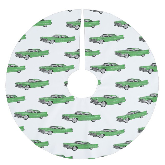 Bild 1959 - tecknad julgransmatta borstad polyester (Framsidan)