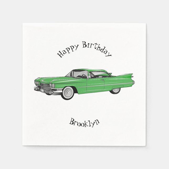 Bild 1959 - tecknad pappersservett (Framsidan)