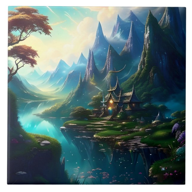 Bild 1 liggande kakelplatta (Framsidan)