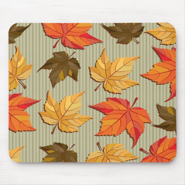 Bild 1A Mousepad för Autum Löv Musmatta (Framsidan)