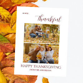 Bild 2 av den tacksamma Eleganten Happy thanksgivi Helg Vykort