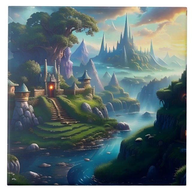 Bild 2 liggande kakelplatta (Framsidan)