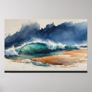 Bild 4 för vattenfärg poster