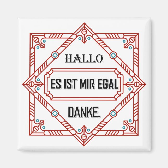 Bild 7 Hallo, es ist mir legal, danke Magnet (Framsidan)