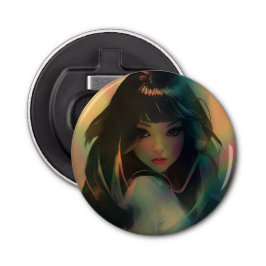 Bild av Anime Girl, omgiven av Regnbåge Light Flasköppnare