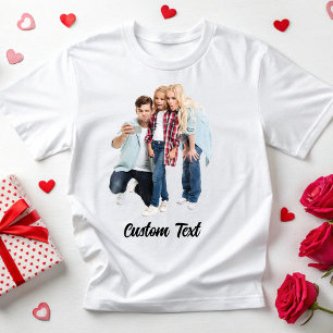 Bild av anpassningsbarnas fotofamilj på födelsedag t shirt