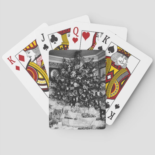 Bild av årshelgen Träd (1910) Casinokort (Baksidan)