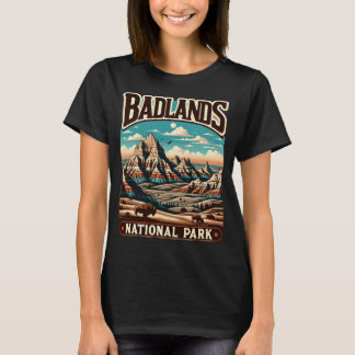 Bild av Badlands nationalpark Sten T Shirt