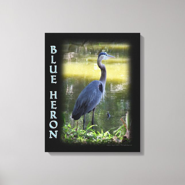 Bild av Blue Heron Wall Art Photographic (Framsida)