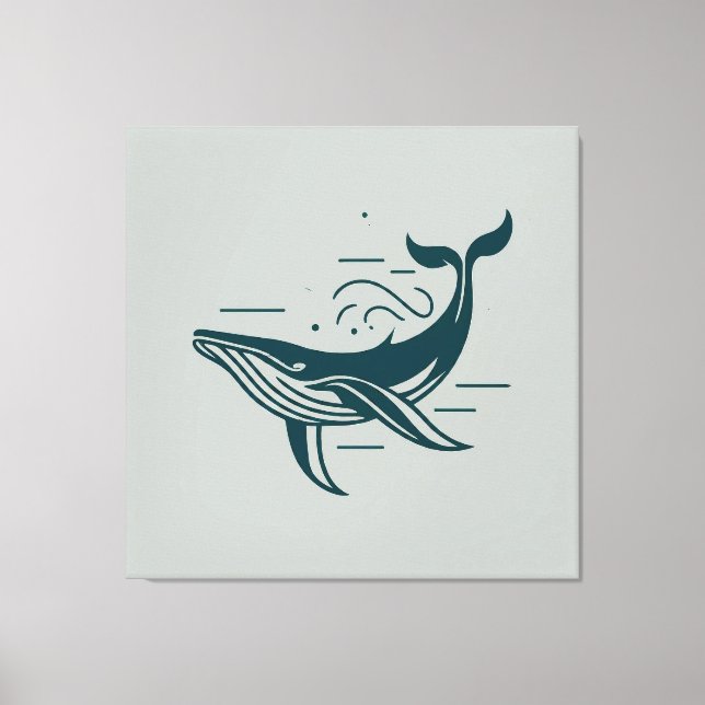Bild av Blue Whale Swimming (Framsida)
