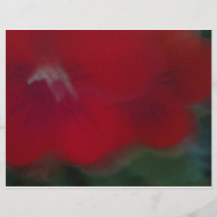 Bild av Bright Red Modern Flowers
