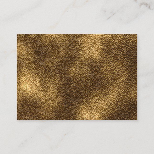Bild av brun Leather. Visitkort (Framsida)