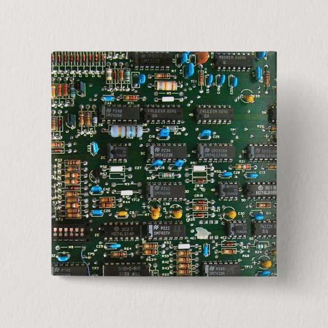 Bild av Computer Electronics Prated Circuit Board Knapp (Framsida)