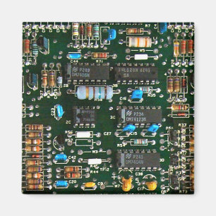 Bild av Computer Electronics Prated Circuit Board Magnet