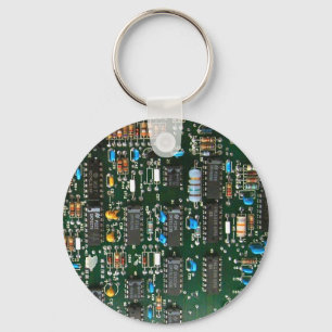Bild av Computer Electronics Prated Circuit Board Nyckelring