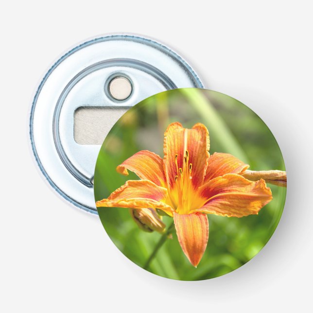 Bild av Cute big Lily-blomma Flasköppnare (Framsidan)