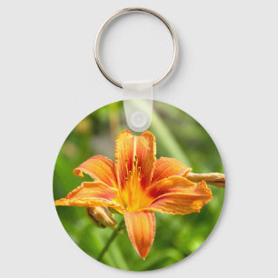 Bild av Cute big Lily-blomma Nyckelring