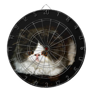 Bild av Cute Black white kattenskatagg Darttavla