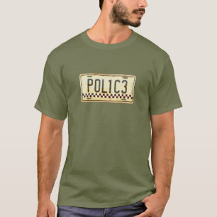 Bild av den finniga polismannen för körkort t shirt