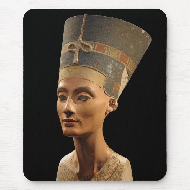 Bild av den Nefertiti bysten i det Neues museet Musmatta (Framsidan)