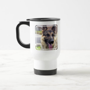 Bild av den tyska herdetravel mug resemugg