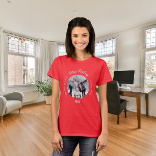 Bild av den vita julfamiljen namn t shirt
