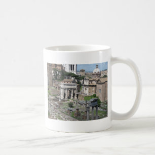Bild av det romerska fora kaffemugg