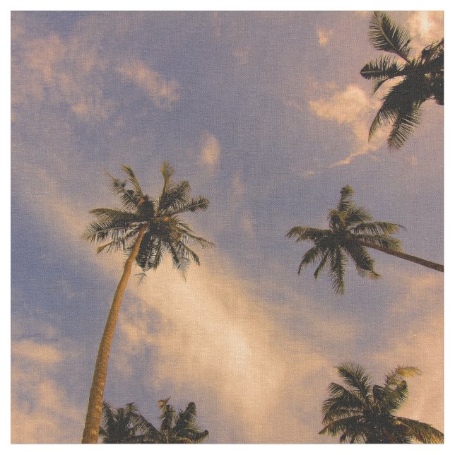 Bild av det tropiska sommarparadiset hawaii i hand tyg (Närbild)