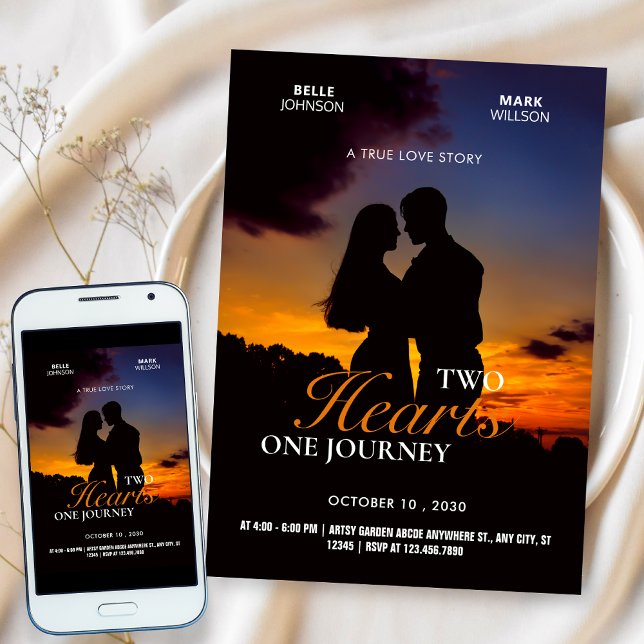 Bild av drama i Bröllop romantik poster foto Inbjudningar (Skapare uppladdad)