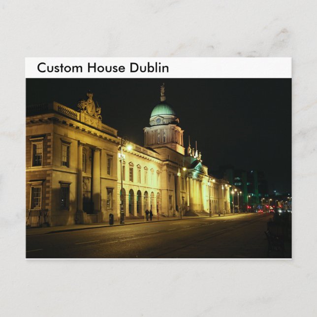 Bild av Dublin City för vykort (Framsida)