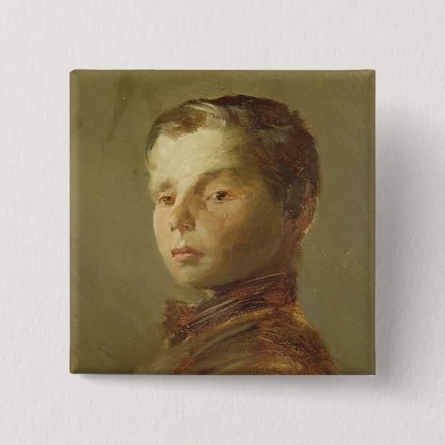 Bild av en pojke, 1875 knapp (Framsida)