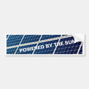Bild av en solenergipanel roligt bildekal