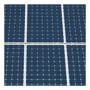 Bild av en solenergipanel roligt fototryck