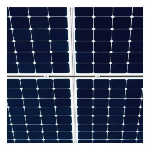 Bild av en solenergipanel roligt fototryck