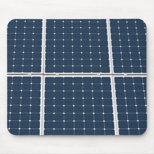 Bild av en solenergipanel roligt musmatta (Framsidan)