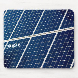 Bild av en solenergipanel roligt musmatta