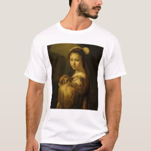 Bild av en ung flicka t-shirt