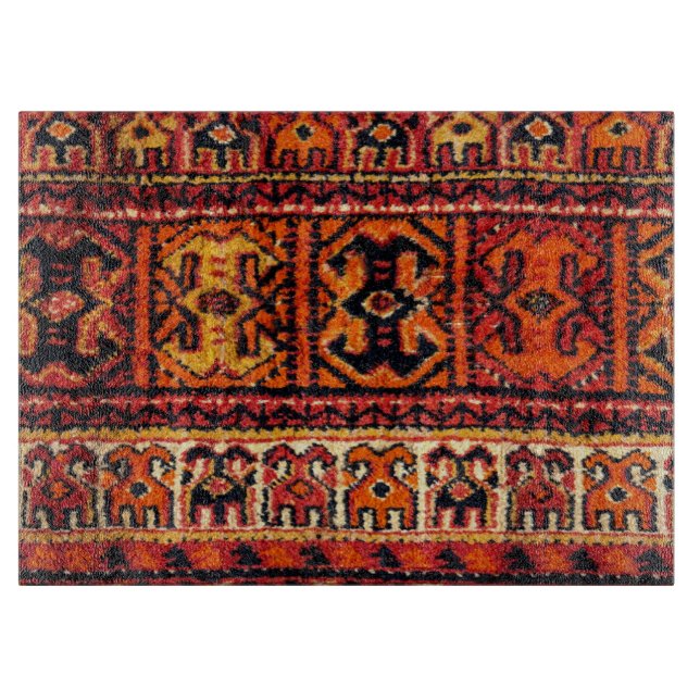 Bild av en vintage matta. Imponerande struktur (Framsidan)