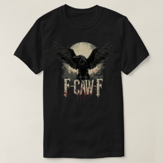 Bild av F-Caw-F Kråka Gothic Halloween T Shirt