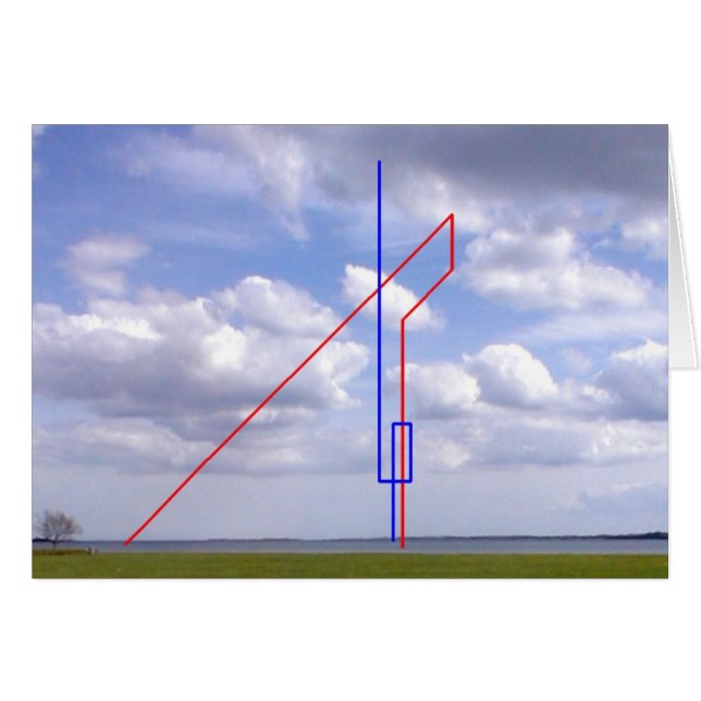 Bild av fantasi hälsningskort (Framsidan Horizontal)