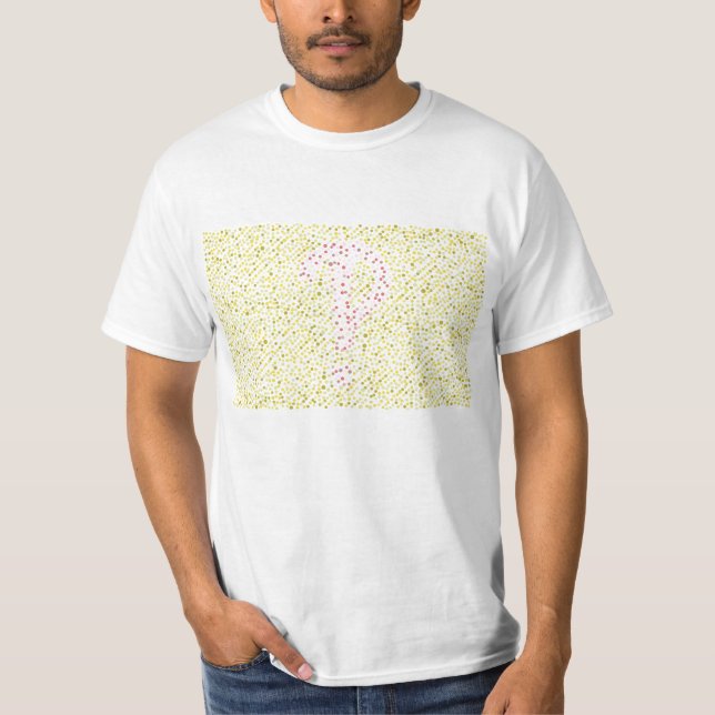 Bild av färgblind interrobanprovning t shirt (Framsida)