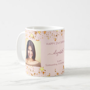 Bild av foto av  vänner ro guld kaffemugg
