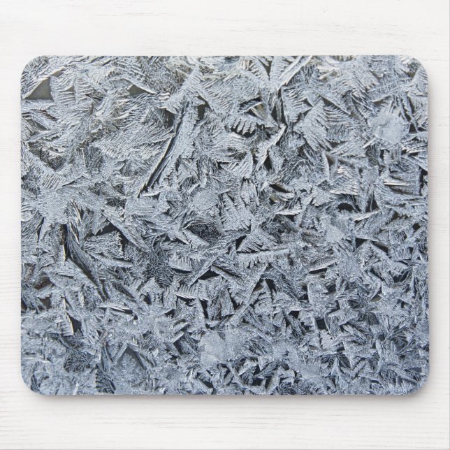 Bild av Ice Frost Crystals Struktur Musmatta (Framsidan)