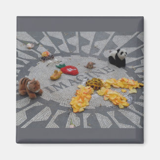 Bild av Imagine Strawberry Fält Central Park NYC Magnet