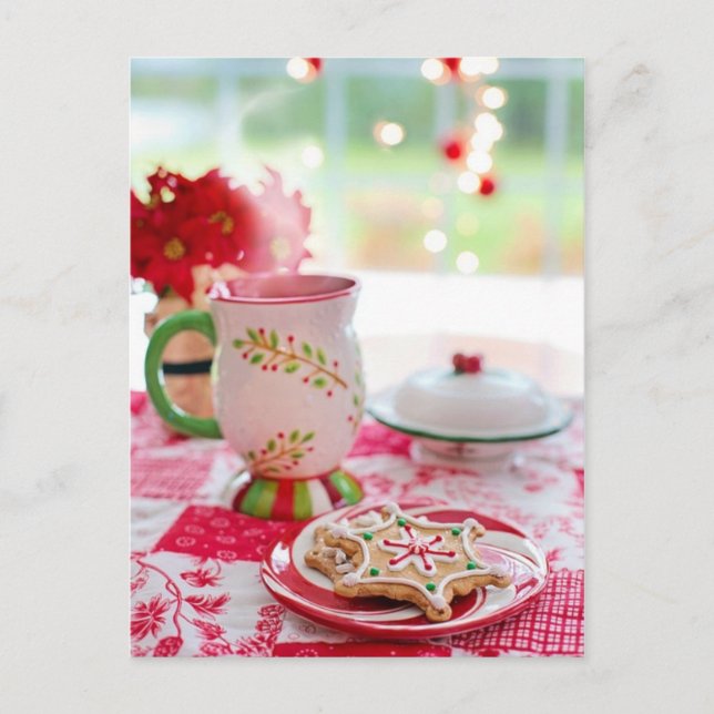 Bild av julkaka vykort (Framsida)