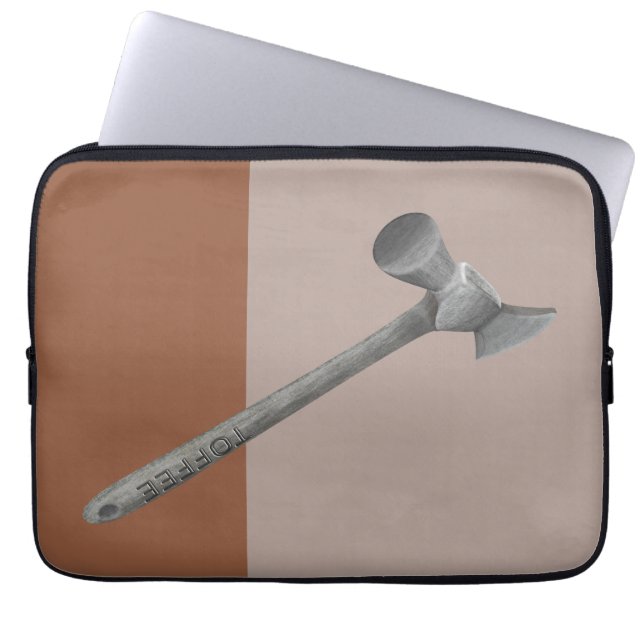 Bild av kaffemhammare laptop fodral (Framsidan)