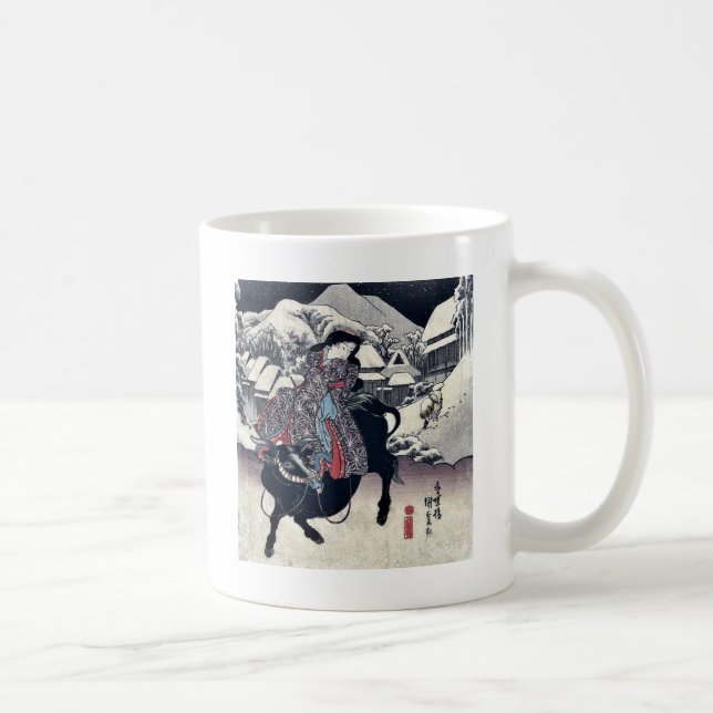 Bild av Kanbara vid Utagawa, Toyokuni Ukiyoe Kaffemugg (Höger)