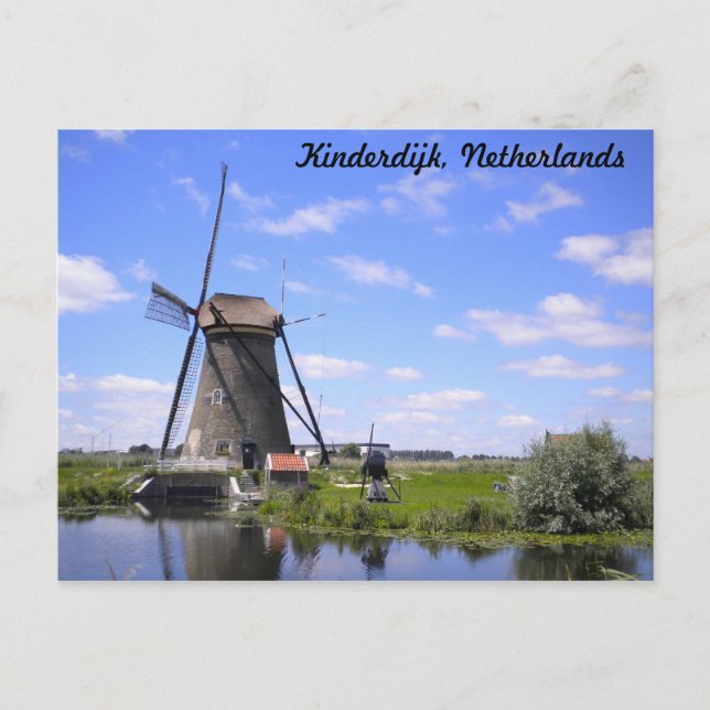 Bild av Kinderdijk Holland Vykort (Framsida)